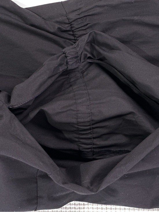 Steve Madden Women Cotton Tiered Mini Dress Black Twist Front Size M - Picture 12 of 15